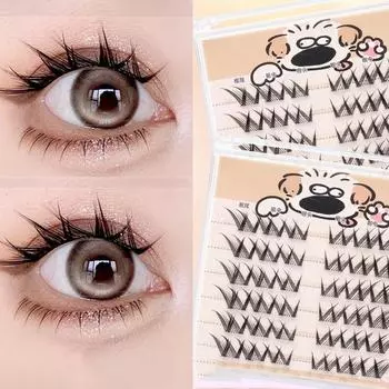Free False Eyelashes Fox Tie Lazy People Can Choose The Soft Soft Adhesive Free From False Eyelashes