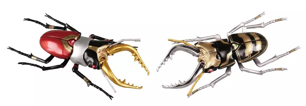 Free Research Series Kamen Rider Kuuga Edition Stag Beetle Kamen Rider Specification Plastic Model No.224 Kuuga/Gourum