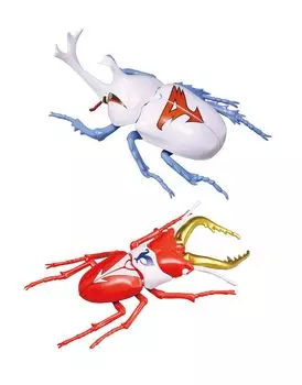 Free Research Series Tatsunoko Hero Edition Beetle Gatchaman Specification Stag Beetle Polymer Specification Plastic Model No.257 /