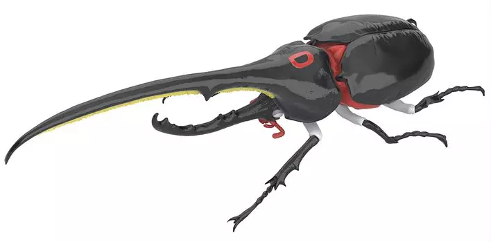 Free Research Series Yatterman Edition Hercules Beetle Doronjo Plastic Model No.261 ver. чёрный