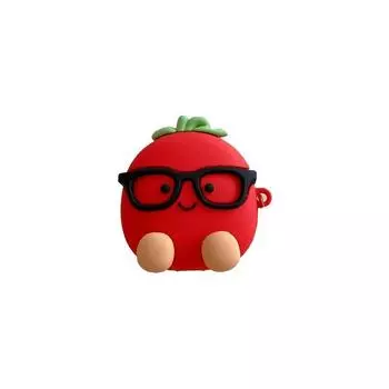FreeArc Headset Protective Cover Sena Sanags7s/S6s Suitable for Cartoon Glasses Tomato Sand Earfree I5/Openfree Anti-Fall Silicone Earphone Case Huawei FreeArc [Tomato] Earphone shell + Hook