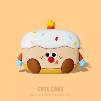 Freebuds6i Protective Case 4e Cute 5i Cake Freeclip Wireless Bluetooth Earbuds Case SE2 Silicone Freebudspro3 Drop-Resistant Pro2 + Zhizhen Version 4i Huawei FreeBuds Pro Birthday cake]