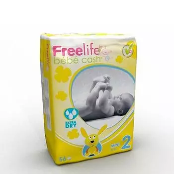 Freelife Bebe Cash Nappy 2 Mini 3-6 кг 56U