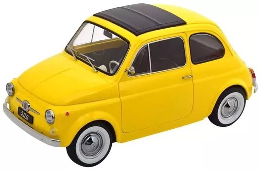 FREESTYLE KK scale Fiat 500F 1968 желтый готовый продукт 1/12