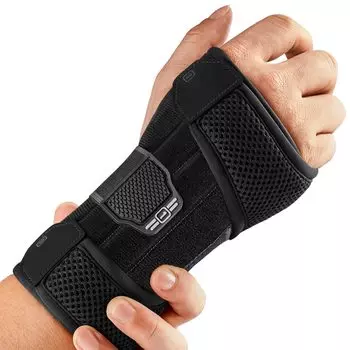 FREETOO Поддержка запястья Уровень Сильный Фиксированный Уменьшает Запястье Предотвращает Потоотделение Быстро Получить Для Ежедневного Правильного Размера [Медицинское Качество] Поддержка, Напряжение, Травмы, чёрный