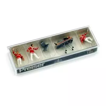 Freiser Leprica 1/87, первая помощь, рисование, модель человека, фигурки, 4 шт., набор PRS105321FG, корейская игрушка