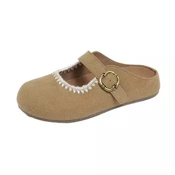 French bag head half slippers women s outerwear 2025 summer new beautiful with skirt cool slippers fashion versatile shoes 35