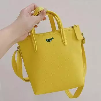 French Crocodile Short Handle Mini Crossbody Tote for Women