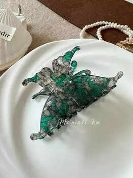 French Fashion Fairy like butterfly clip Hair Claw Crab simple, high-end feeling shark clip, hair clip, hair accessory