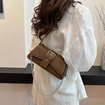 Французские сумки класса люкс, новая модная нишевая сеть, женские сумки подмышками, модные сумки-мессенджеры высокого класса. чёрный