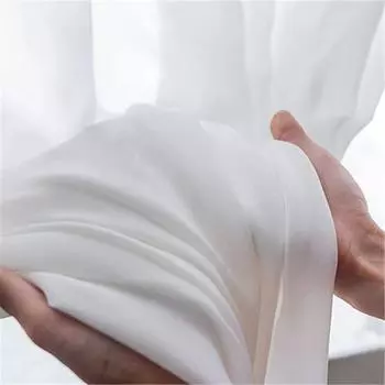 French Light Luxury Drapes Large Area Balcony Bay Window Curtain Minimalist Living Room Drape Home Bedroom Sunscreen Curtains W100xL200CM Top Pocket