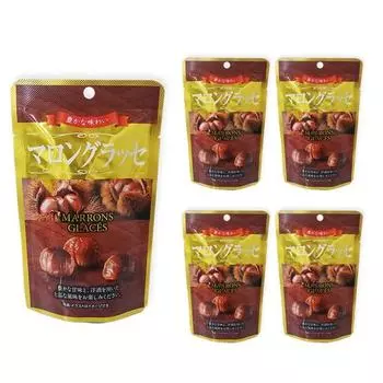 French Marron Glace Sweet Chestnuts, 40g, 5 pieces, Korean nuts
