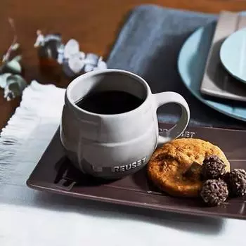 French Rainbow Style Series Big Belly Cup Coffee Cup Mug Tea Cup Ceramic Household Water Drinkware 301-400ml