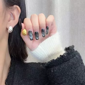 French Retro Croissant High-End Luxury Earrings: 2024 Trendy Fashion Brushed Croissant Earrings серебряный