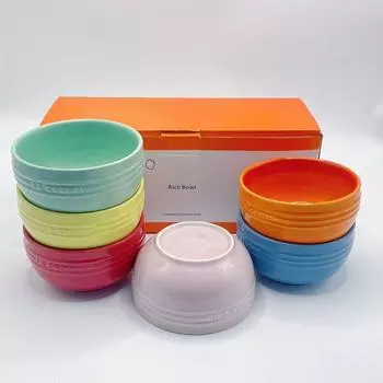 French Rice Bowl 11 X 6cm Ceramic Dessert Light Rainbow Stoneware Porcelain Candy Color Ramen Noodle Soup Bowls Tableware 11cm 6cm