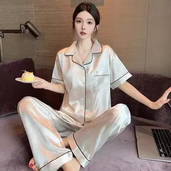 French Romantic Aesthetics White Butterfly Women Pajamas Elegant Jacquard Lazy Style Home Lounges New Autumn Y2k Sleepwear M белый