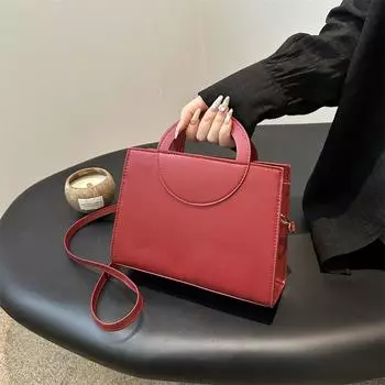 French small bag women s 2025 new summer trend fashion retro shoulder messenger bag portable versatile bag красный