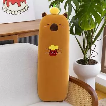 French With Capybara Fries Hamburgers Tree Plush Toy Stuffed Animal Doll Gift French Fries,50cm