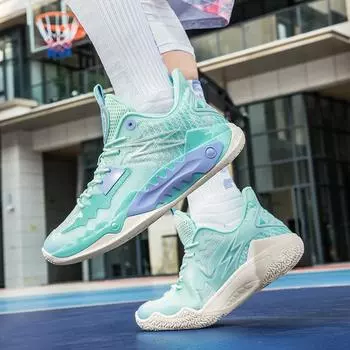 Frenzy 5 basketball shoes men s cushioning high elastic actual sports basketball high school female students game shoes trendy sports shoes 35