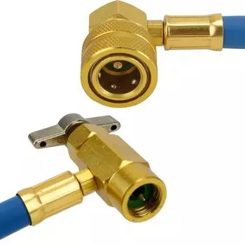 Freon r134a Air Conditioning Recharge Hose With Measuring Gauge Car Air Conditioner Tools
