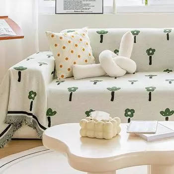 Fresh Chenille Sofa Towel Four Seasons Universal Simple Modern Full Covered Sofa Cover Cloth Backrest 180*130cm