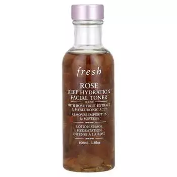 Fresh, Rose, тоник для глубокого увлажнения лица, 3,3 жидких унции (100 мл)