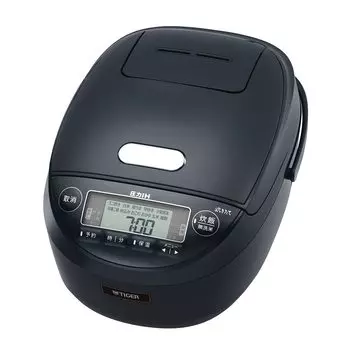 Freshly Cooked Earthen Pot Myth Pressure IH Jar Rice Cooker Cups JPK-T100-KV (Mauve Black) 5.5