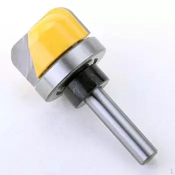 Фреза для деревообработки с хвостовиком 8 мм с двойным круглым дном