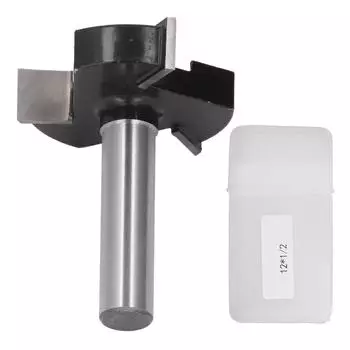 Фреза для фрезерного станка с ЧПУ, 3 зуба, Т-образная, фреза по дереву, хвостовик 12 мм, диаметр реза 49 мм