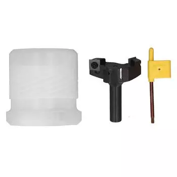 Фреза для обработки поверхностей с ЧПУ Spoilboard, хвостовик 1/2 дюйма, выравнивание плит, строгание, 3-канавочная съемная фреза для