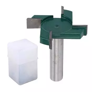 Фреза для обработки поверхности доски с ЧПУ, 4-х лезвийная, хвостовик 12 мм, диаметр 50,8 мм, высота реза 9,52 мм, плита Fl