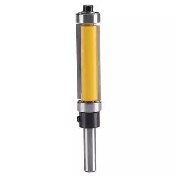 Фреза для обрезки заподлицо с верхним и нижним подшипником, 11/2 дюйма, высота * 1/4 дюйма, деревообрабатывающий инструмент