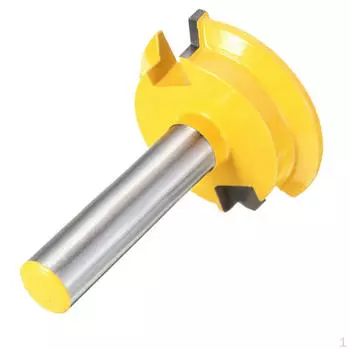 Фреза с прямым рельсом и хвостовиком 1/2 дюйма, деревообрабатывающий режущий инструмент