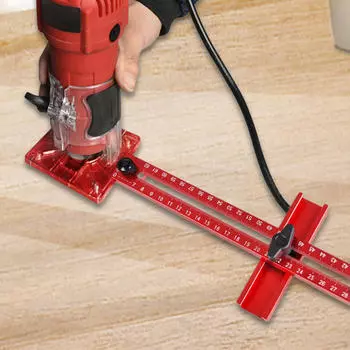 Фрезерный круг для обработки дерева, основание для прорезки пазов, многоцелевой регулируемый аксессуар из алюминиевого сплава