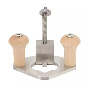 Фрезерный рубанок с ограничителем глубины, отверстие в основании, эргономичный ручной фрезерный рубанок из нержавеющей стали для деревообработки