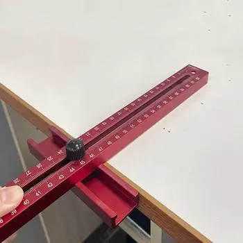 Фрезерование Фрезерование канавок Кронштейн Фурнитура шкафа Приспособление Повышенная устойчивость Съемная конструкция Адаптируемое основание Направляющая для дюбелей Локатор пуансона красный