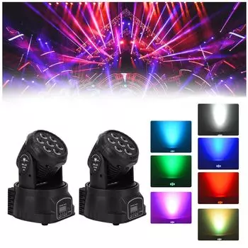 Frezon Stage Light 7X10W RGBW светодиодный сценический светильник с подвижными каналами, 4 режима управления, совместимый с DMX512 RGBW смешивание цветов, сценический светильник, японский
