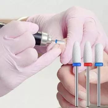 Фрезы для ногтей Электрические шлифовальные головки Керамика Вольфрамовая сталь Маникюрный полирующий инструмент Чистка ногтей Специализированные инструменты Маникюрный салон