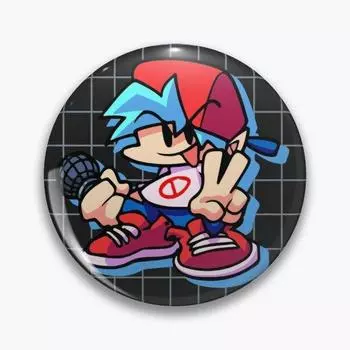 Friday Night Funkin Keith, настраиваемая мягкая пуговица, булавка, модная металлическая женская брошь, значок, ювелирный декор, забавная мультяшная одежда