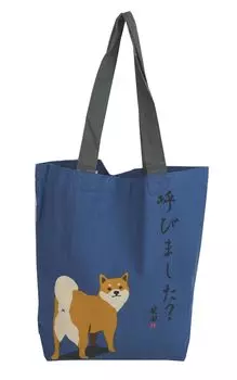 Friends Hill A4 Tote Called Blue wasabi Shibata-san [IS-285-136]