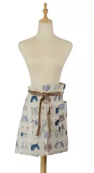 Friends Hill Garson Apron Verias Cat Beige