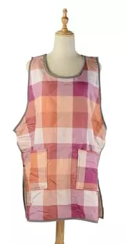 Friends Hill Noble Check Quilt Tablier Pink YW-107-26