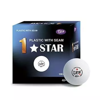 Friendship 729 1 Star Training Ball 100 Balls Мяч для настольного тенниса Тренировочный мяч Пластиковый мяч 40 мм белый