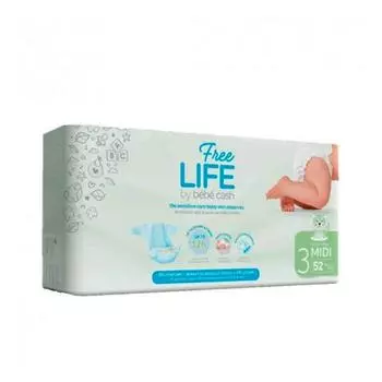 Фрилайф Бэб?ash Nappy Midi 5 4-9 кг 52U