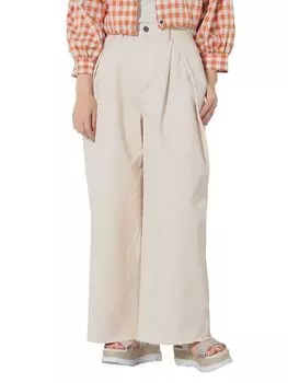 Fringe Tuck Wide NATURAL S [Beams Heart] Брюки, Брюки, Женские