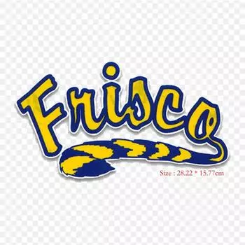 Frisco High School Raccoon Термопереносная печать виниловые нашивки наклейки для одежды аппликации своими руками моющиеся нашивки