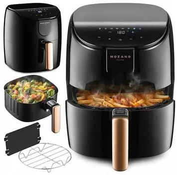 Фритюрница 4L Mozano Active Fryer Gold 1500W