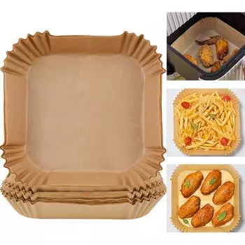 Фритюрница Air Fryer 100 Tempura Выкладывание Масло Приготовление Нагревание Масло Вода Пароварка Подходит Бумага, Листы, 16 см, Лист, Одноразовый, Бумага, Бумага, Лист,