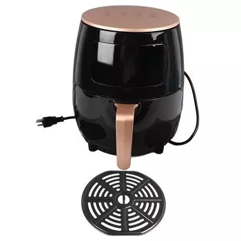 Фритюрница без масла 6 л, большая емкость, универсальная, быстро нагревающаяся электрическая плита без масла для домашней кухни L