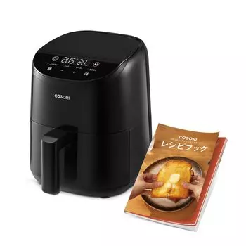 Фритюрница COSORI Air Fryer 2L для одного человека, энергосберегающая мини-настольная электрическая фритюрница с функцией резки масла, жареная еда по эксклюзивному рецепту, черная 97%